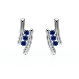 Boucles d’oreilles saphir Premier Pas - 1