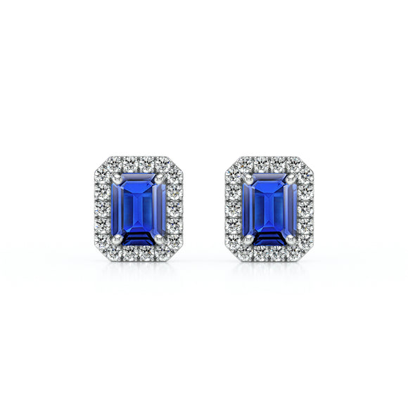 Boucles d’oreilles saphir et diamant Coup de Foudre - 2