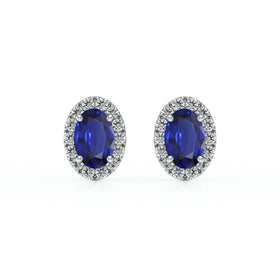 Boucles d’oreilles saphir et diamant Coup de Foudre - 3