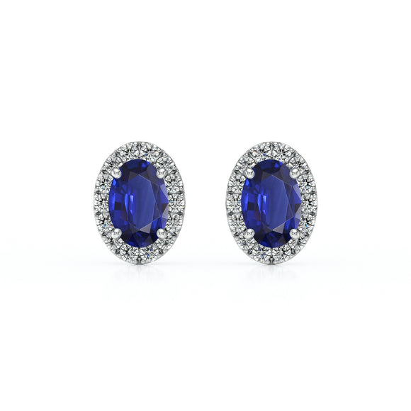 Boucles d’oreilles saphir et diamant Coup de Foudre - 3