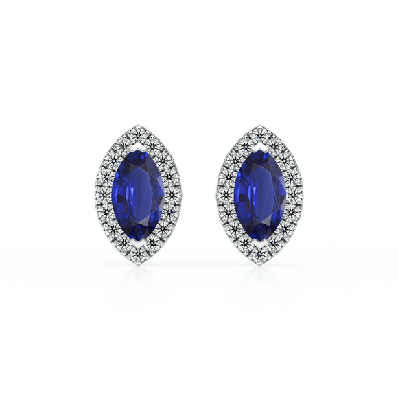 Boucles d’oreilles saphir et diamant Coup de Foudre - 5