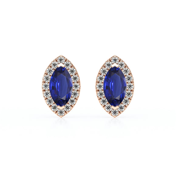 Boucles d’oreilles saphir et diamant Coup de Foudre - 5