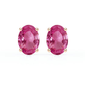 Boucles d’oreilles saphir rose Une Promesse - 2