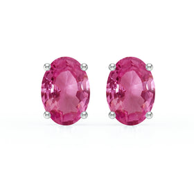 Boucles d’oreilles saphir rose Une Promesse - 2
