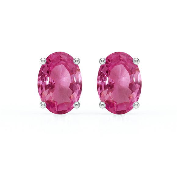 Boucles d’oreilles saphir rose Une Promesse - 2