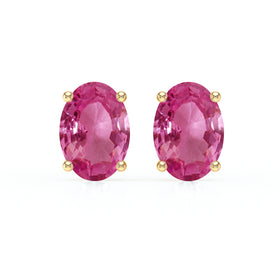 Boucles d’oreilles saphir rose Une Promesse - 2
