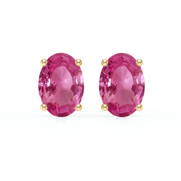 Boucles d’oreilles saphir rose Une Promesse - 2