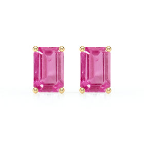 Boucles d’oreilles saphir rose Une Promesse - 3