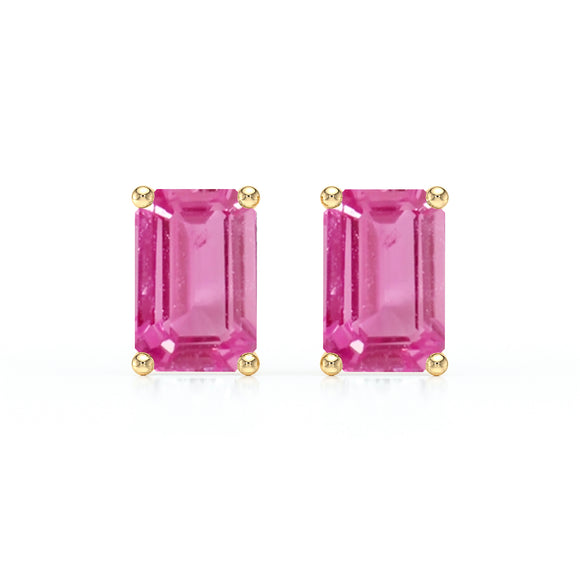 Boucles d’oreilles saphir rose Une Promesse - 3