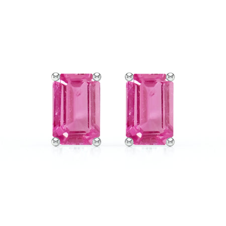Boucles d’oreilles saphir rose Une Promesse - 3