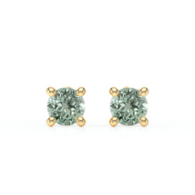 Boucles d’oreilles saphir vert Lune de Miel - 1