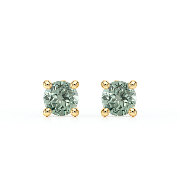 Boucles d’oreilles saphir vert Lune de Miel - 1