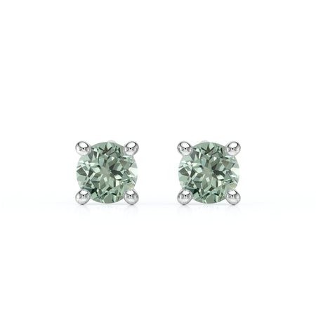 Boucles d’oreilles saphir vert Lune de Miel - 1