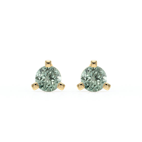 Boucles d’oreilles saphir vert Lune de Miel - 2