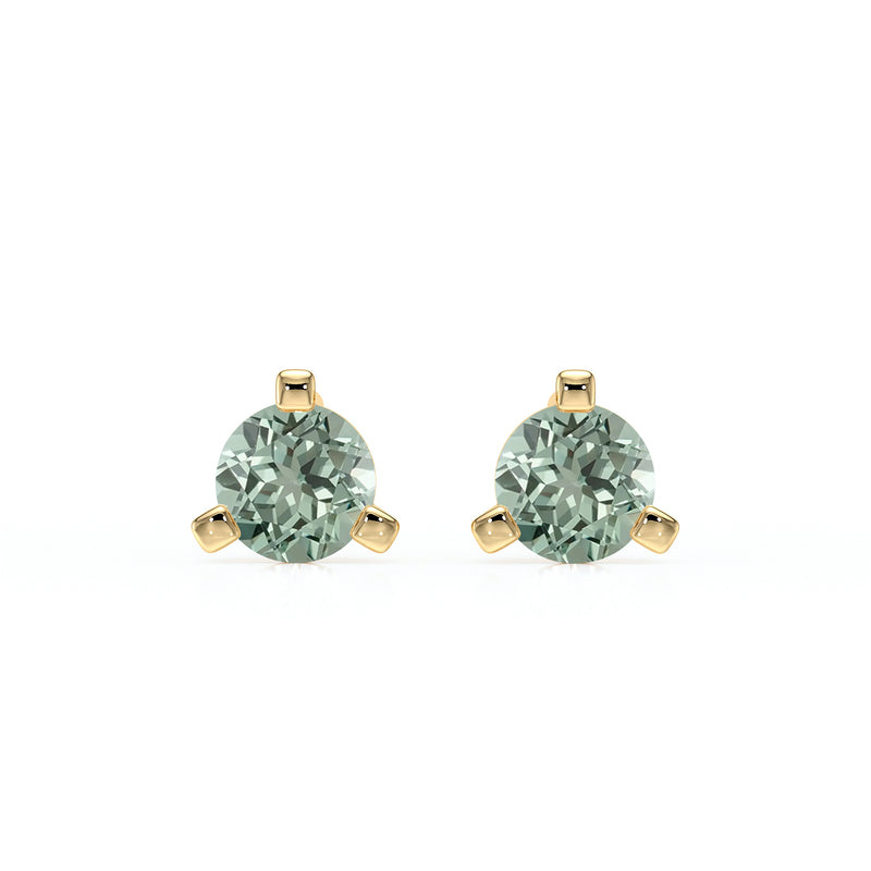 Boucles d’oreilles saphir vert Lune de Miel - 2