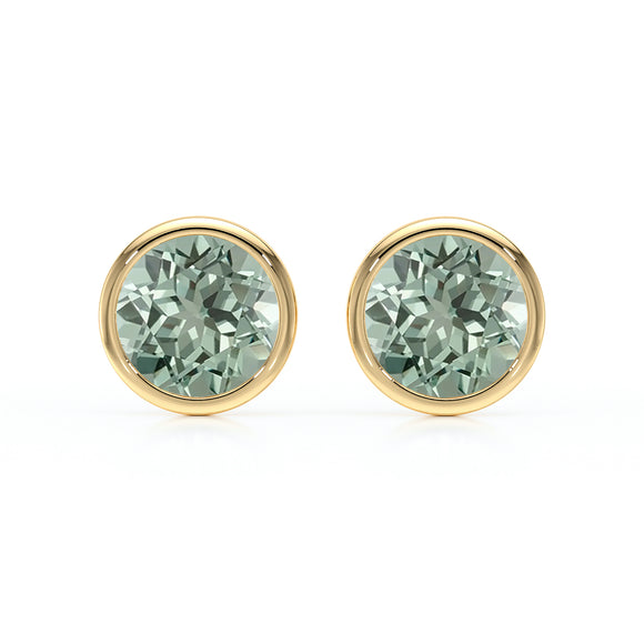 Boucles d’oreilles saphir vert Nuit de Noces - 1