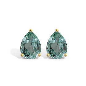 Boucles d’oreilles saphir vert Une Promesse - 1