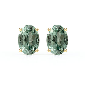 Boucles d’oreilles saphir vert Une Promesse - 2