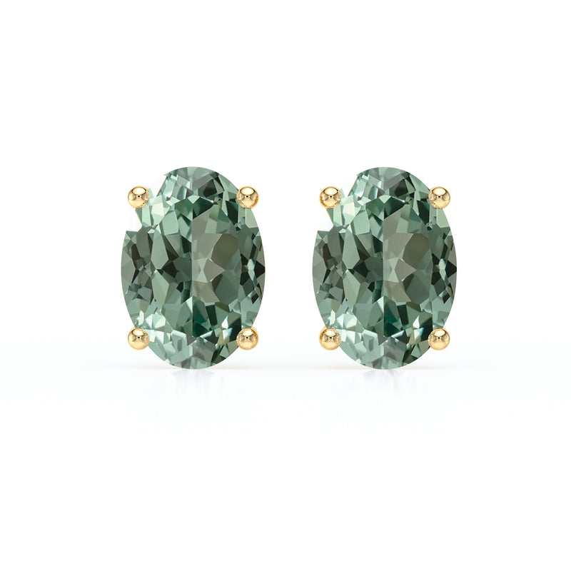 Boucles d’oreilles saphir vert Une Promesse - 2