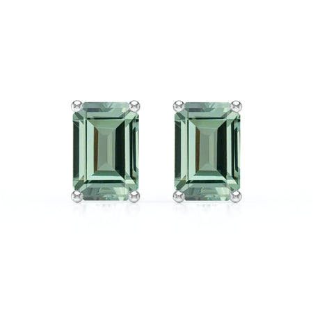 Boucles d’oreilles saphir vert Une Promesse - 3