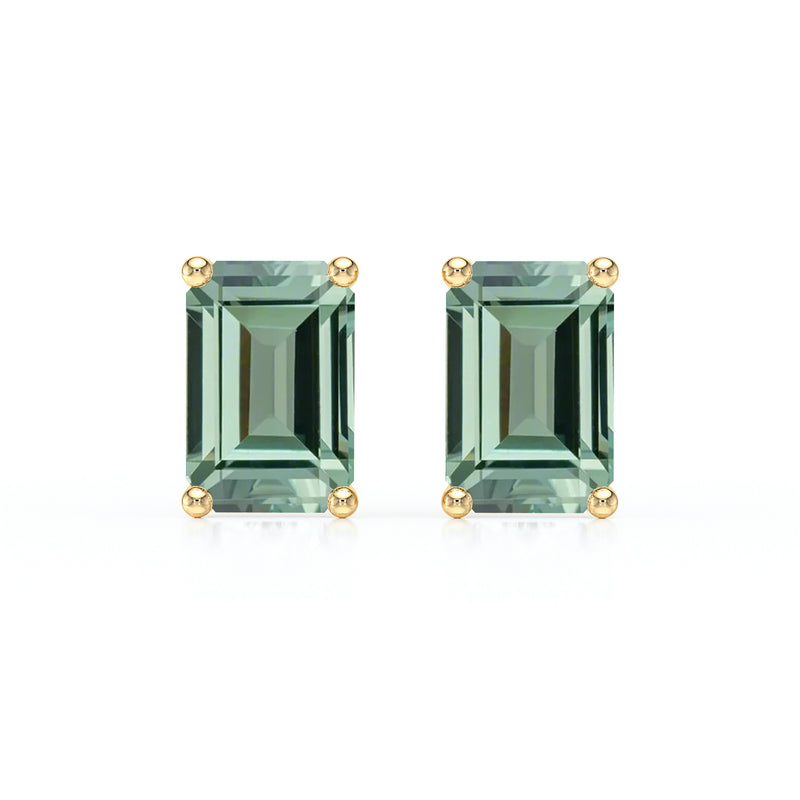 Boucles d’oreilles saphir vert Une Promesse - 3