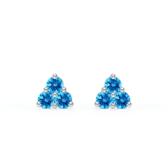 Boucles d’oreilles topaze Coucher de Soleil - 1