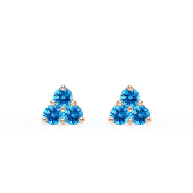 Boucles d’oreilles topaze Coucher de Soleil - 1