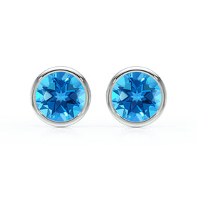 Boucles d’oreilles topaze Nuit de Noces - 1