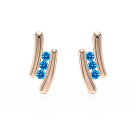 Boucles d’oreilles topaze Premier Pas - 1