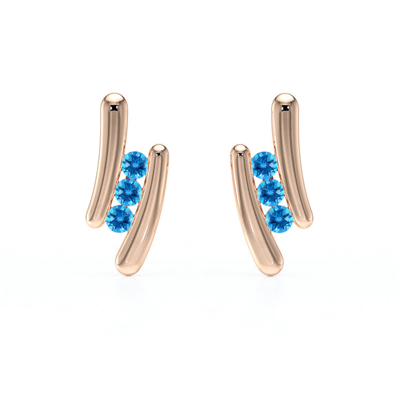 Boucles d’oreilles topaze Premier Pas - 1