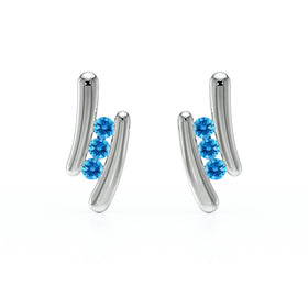 Boucles d’oreilles topaze Premier Pas - 1