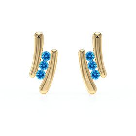 Boucles d’oreilles topaze Premier Pas - 1