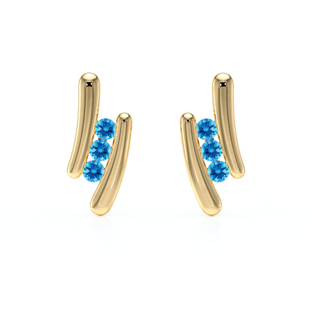 Boucles d’oreilles topaze Premier Pas - 1