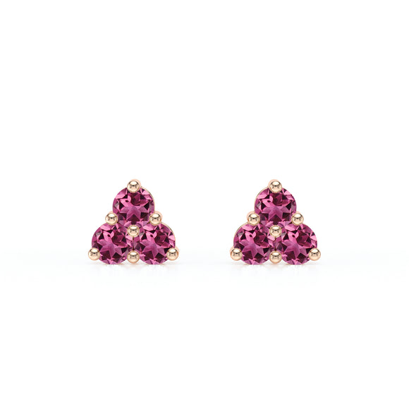 Boucles d’oreilles tourmaline Coucher de Soleil - 1