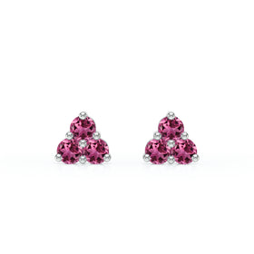 Boucles d’oreilles tourmaline Coucher de Soleil - 1