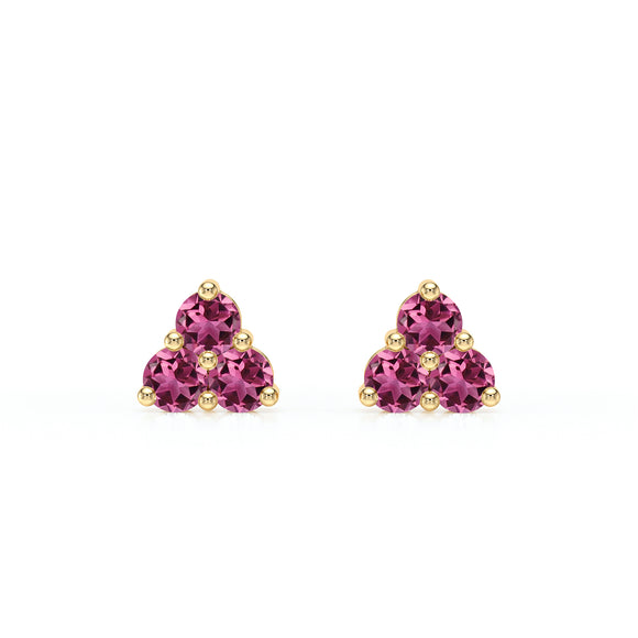 Boucles d’oreilles tourmaline Coucher de Soleil - 1