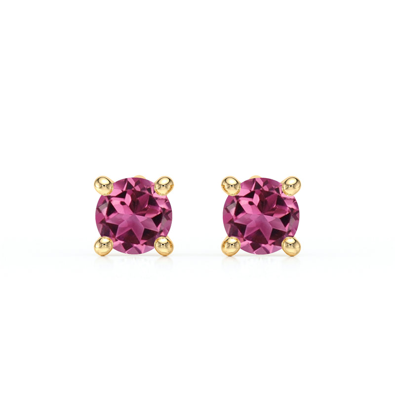 Boucles d’oreilles tourmaline Lune de Miel - 1