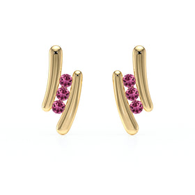 Boucles d’oreilles tourmaline Premier Pas - 1