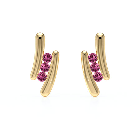 Boucles d’oreilles tourmaline Premier Pas - 1