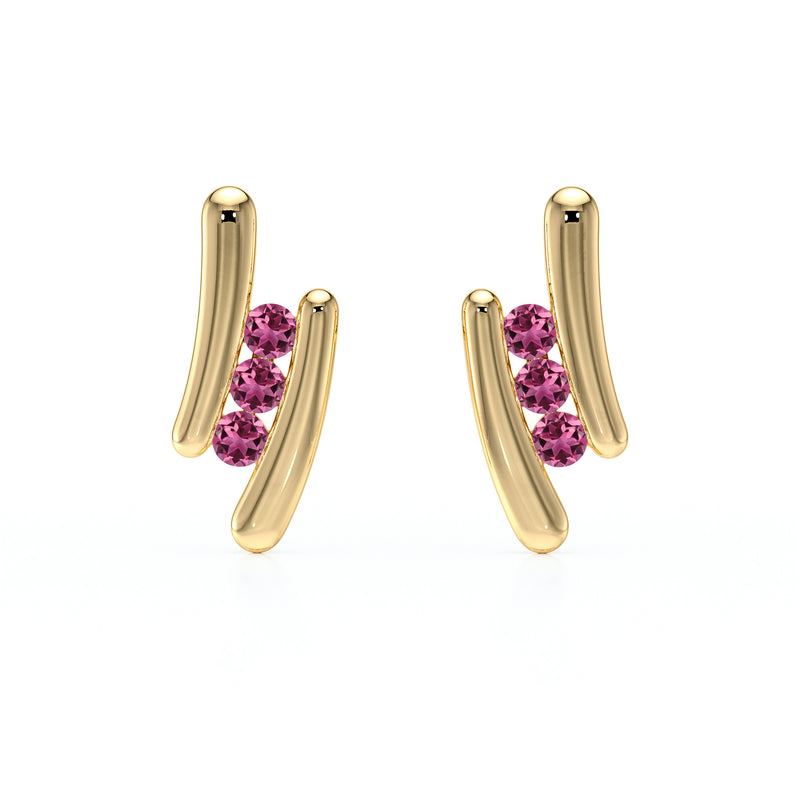 Boucles d’oreilles tourmaline Premier Pas - 1