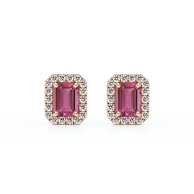 Boucles d’oreilles tourmaline et diamant Coup de Foudre - 2