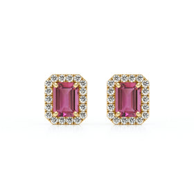 Boucles d’oreilles tourmaline et diamant Coup de Foudre - 2