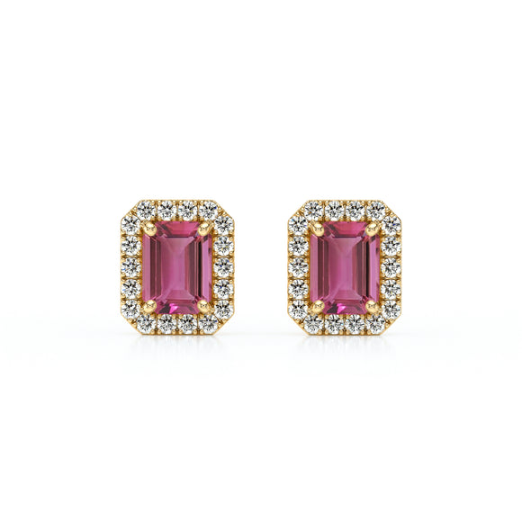 Boucles d’oreilles tourmaline et diamant Coup de Foudre - 2