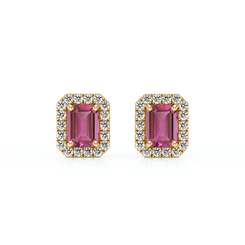 Boucles d’oreilles tourmaline et diamant Coup de Foudre - 2