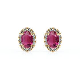 Boucles d’oreilles tourmaline et diamant Coup de Foudre - 3