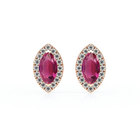 Boucles d’oreilles tourmaline et diamant Coup de Foudre - 5