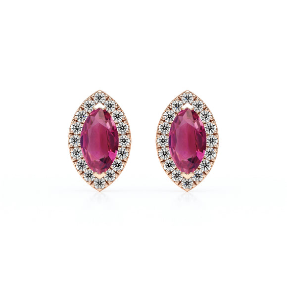 Boucles d’oreilles tourmaline et diamant Coup de Foudre - 5