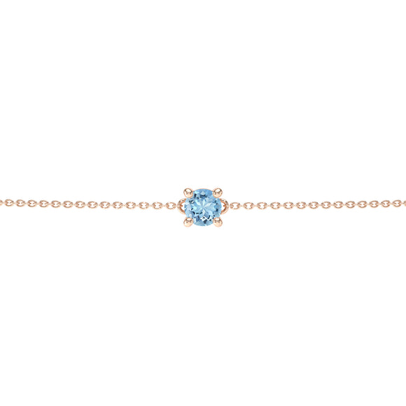 Bracelet aigue-marine Lune de Miel - 1