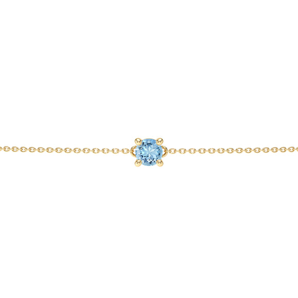 Bracelet aigue-marine Lune de Miel - 1