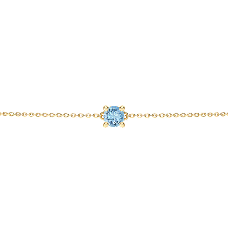 Bracelet aigue-marine Lune de Miel - 1